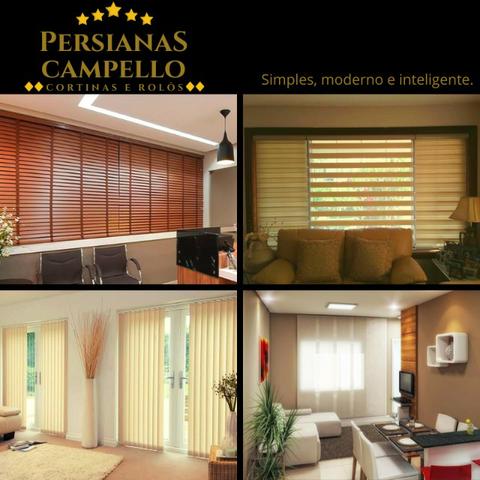 Persianas, cortinas e rolôs - Persianas Campello