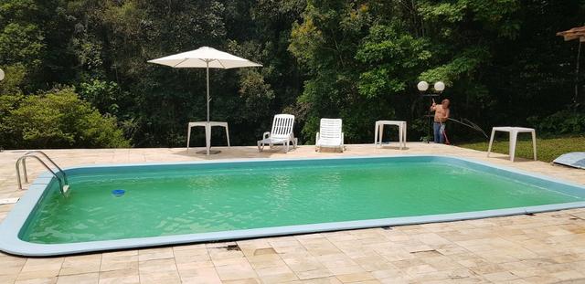 Sitio para locação de eventos com piscina em Santo Amaro da imperatriz