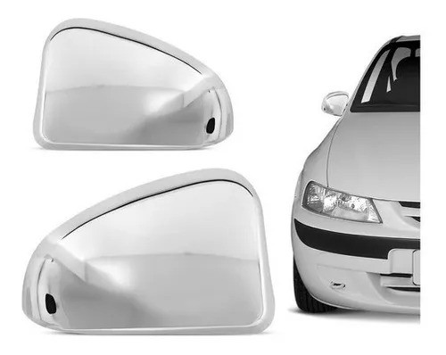 Kit Aplique Cromado Retrovisor Chevrolet Celta 2000 à 2006