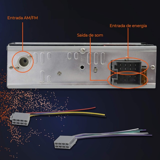 Radio Som Automotivo Multilaser Trip BT Mp3 Usb e Bluetooth - Foto 4