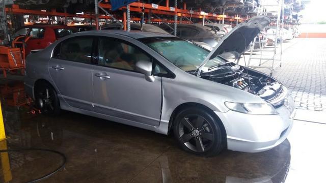 Peças usadas Honda New Civic 2006 2007 1.8 16v 140cv gasolina câmbio automático - Foto 4