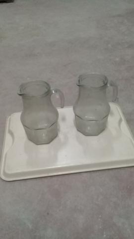 Jarras de refresco de vidro