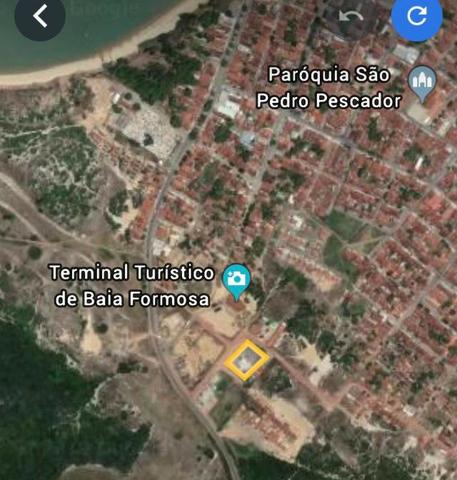 Terreno com duas frentes, de esquina, na praia de Baia Formosa/RN - Foto 7