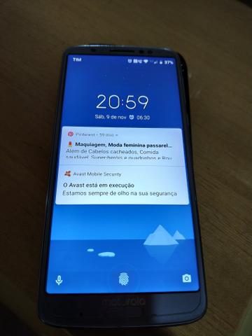 Celular Motorola G6 plus 64 GB azul novinho. Aceito troca por xiaomi 9, volto a diferença! - Foto 2