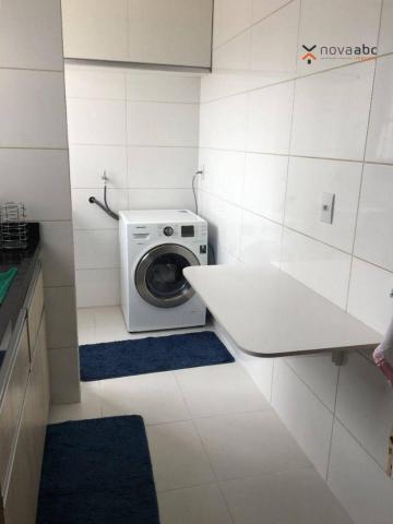 Apartamento com 2 dormitórios para alugar, 63 m² por R$ 2.100/mês - Campestre - Santo Andr - Foto 18