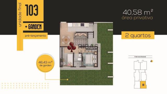 Apartamento à venda com 3 dormitórios em Tingui, Curitiba cod:15417 - Foto 9