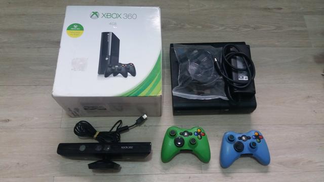 Xbox 360 4gb Destravado Com Kinect - Foto 4