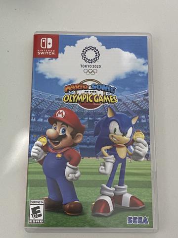Mario e sonic nos jogos olímpicos 2020 para Nintendo switch