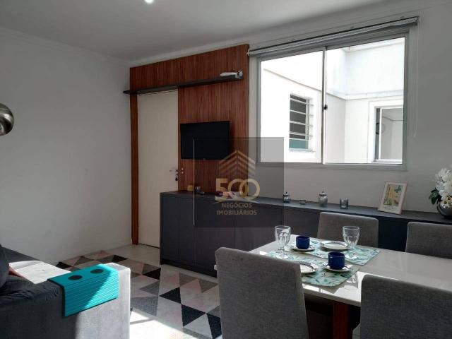 Ap0693 - apartamento semi-mobiliado, 02 dormitórios, 50m² à venda por r$ 175.000 - roçado