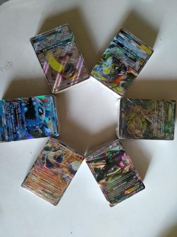 Pacote de cards de Pokémon Originais R$20