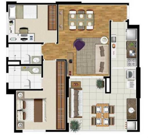 Apartamento à venda com 2 dormitórios em Panamby, São paulo cod:62363 - Foto 18