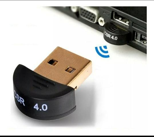 Adaptador Bluetooth 4.0 Para Pc Ou Note - Windows 7 8 10 Usb - Foto 2