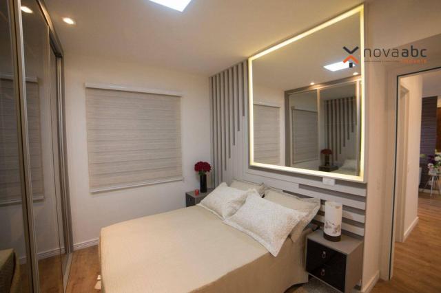 Apartamento com 2 dormitórios e varanda gourmet para alugar, 70 m² em condomínio completo - Foto 8