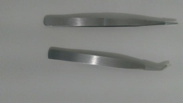 Pinças para extensão de cílios - Foto 2