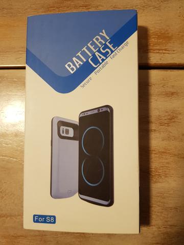 Bateria externa - Capa Sansung Galaxy S8