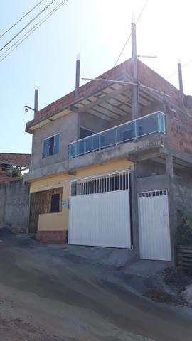 Casa duplex com cobertura e garagem em cajazeiras condomínio fechado