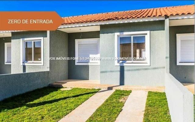 Casa 2 dormitórios em Cachoeirinha, divisa de Canoas e Esteio, Pronto