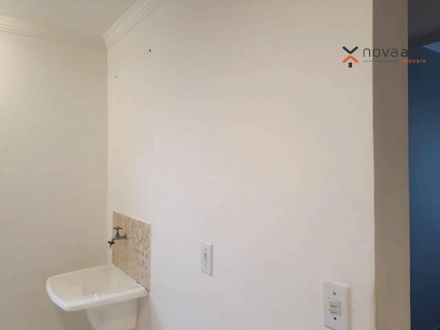 Apartamento com 2 dormitórios para alugar, 46 m² por R$ 900/mês - Vila João Ramalho - Sant - Foto 17