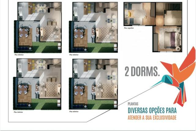 Sobrados de 2 e 3 Dormitórios com Quintais de Vários Tamanhos - Foto 9