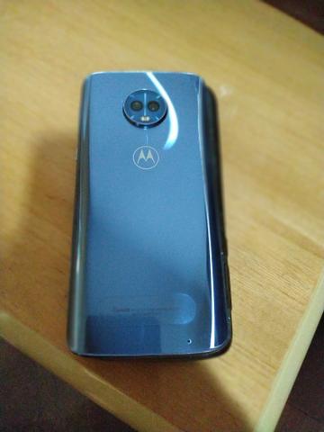 Celular Motorola G6 plus 64 GB azul novinho. Aceito troca por xiaomi 9, volto a diferença!