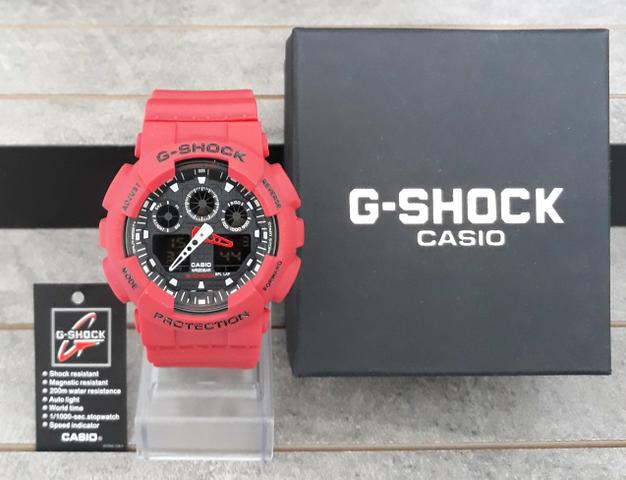Relógio G Shock Casio Vermelho Novo