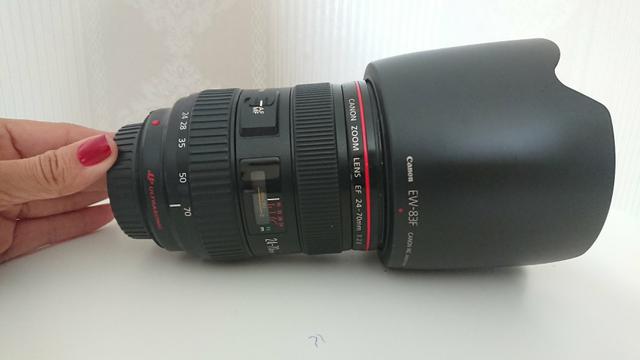 Lente Canon 24/70 2.8