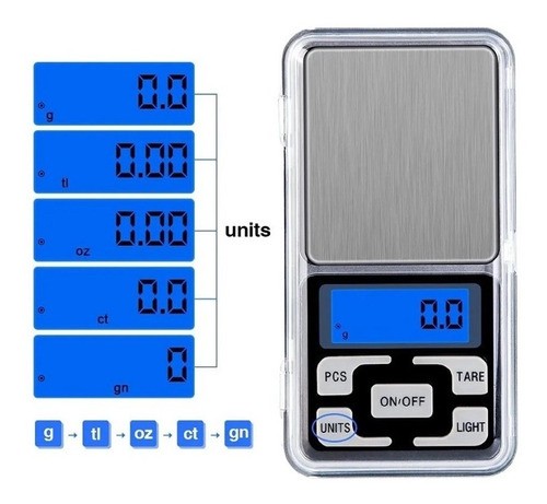 Balança Digital Lcd Alta Precisão Portátil - Mini Até 500g  - Foto 4