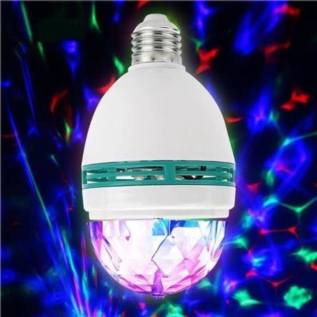 Lâmpada De Led Colorido Rotativa  - Foto 2