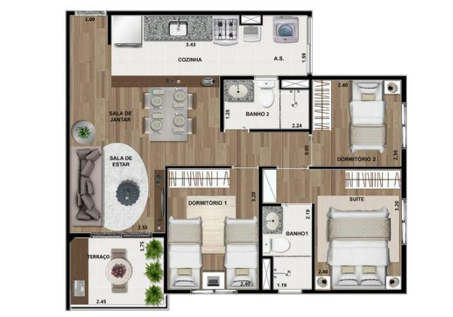 Oportunidade no Belém , 3 dorm suíte - Foto 2