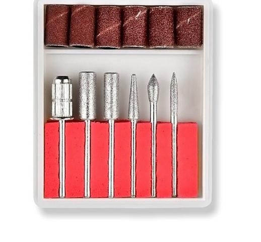 Maquina para manicure jogo com 6 peças vel min e máx controlada - Foto 6