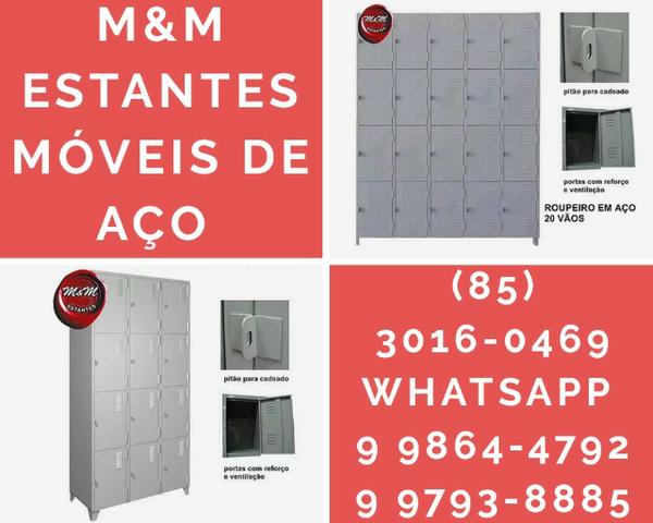 Promoção Imperdível - Roupeiro de Aço 20 Portas
