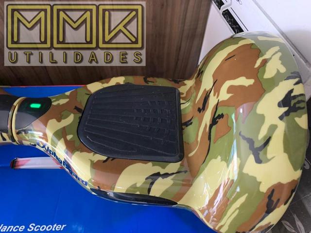 Hoverboard skate elétrico ou scooter 10 Polegadas Novo completo com Bluetooth e garantia - Foto 5