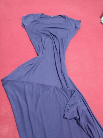 Vestido malha longo Divina Rosa