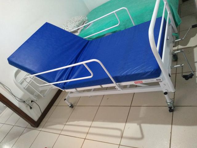 Cama hospitalar manua - Foto 5