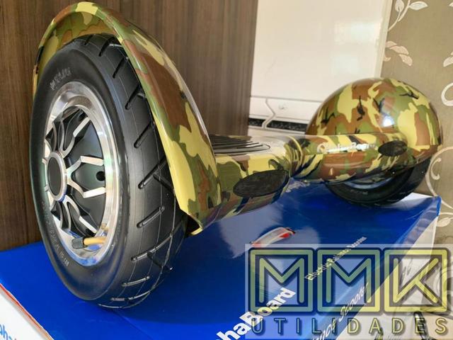 Hoverboard skate elétrico ou scooter 10 Polegadas Novo completo com Bluetooth e garantia