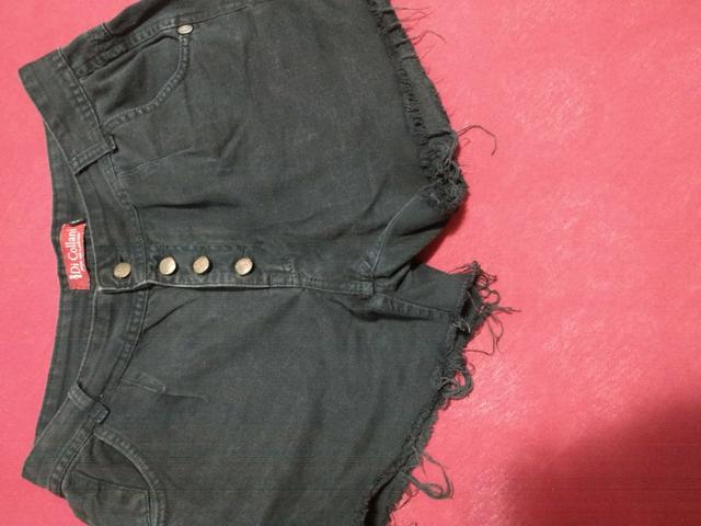Shorts Jeans Preto