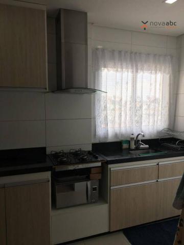 Apartamento com 2 dormitórios para alugar, 63 m² por R$ 2.100/mês - Campestre - Santo Andr - Foto 10
