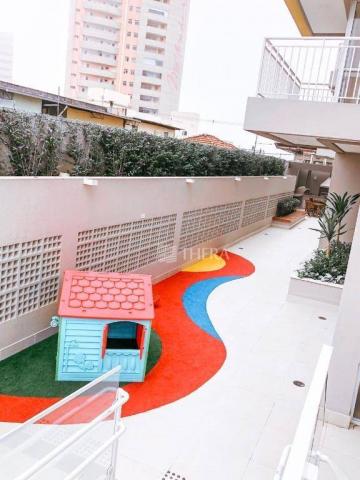 Apartamento com 2 dormitórios para alugar, 71 m² por r$ 2.200/mês - vila assunção - santo - Foto 7