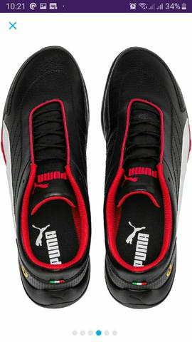 Tênis Puma Scuderia Ferrari kart cat lll - Foto 5