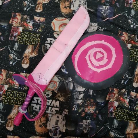 Espada + escudo Steven Universe/Rose Quartz