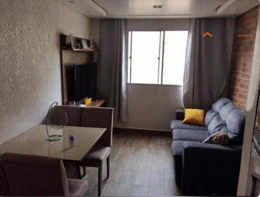 Apartamento com 2 dormitórios para alugar, 40 m² por R$ 850/mês - Vila Lutécia - Santo And