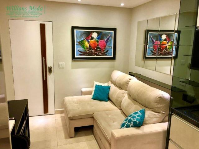 Studio com 1 dormitório para alugar, 36 m² por r$ 1.950/mês - vila augusta - guarulhos/sp