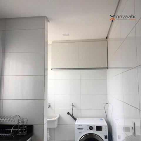 Apartamento com 2 dormitórios para alugar, 63 m² por R$ 2.100/mês - Campestre - Santo Andr - Foto 19