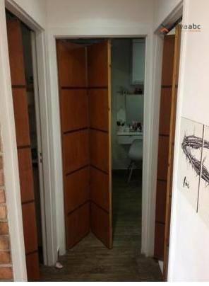 Apartamento com 2 dormitórios para alugar, 40 m² por R$ 850/mês - Vila Lutécia - Santo And - Foto 6