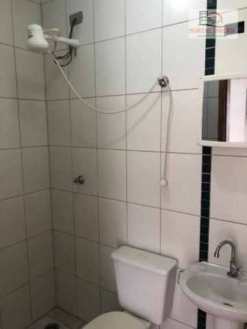 Kitnet com 1 dormitório para alugar, 20 m² por r$ 800,00/mês - bangu - santo andré/sp - Foto 7