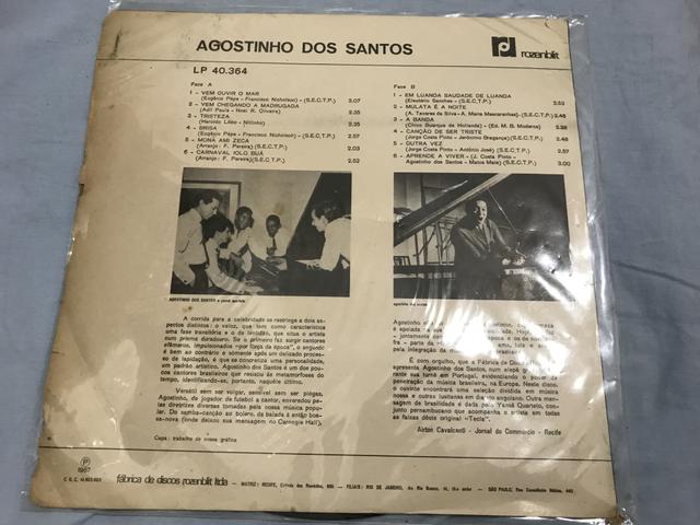 Lp Agostinho dos Santos vinil - Foto 4