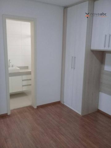 Apartamento com 3 dormitórios para alugar, 85 m² por R$ 2.500/mês - Jardim - Santo André/S - Foto 12