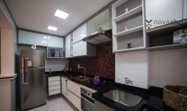 Apartamento com 2 dormitórios e varanda gourmet para alugar, 70 m² em condomínio completo - Foto 5