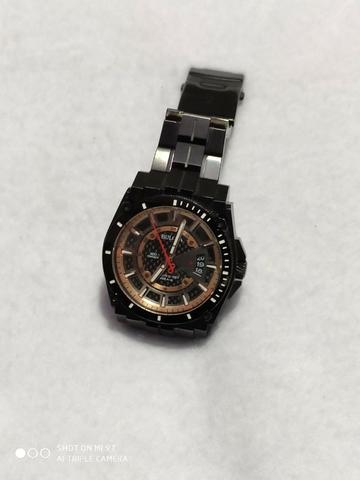 Relógio Bulova Masculino Precisionist Chrono Todo Preto S/s 98B143 Original - Foto 5