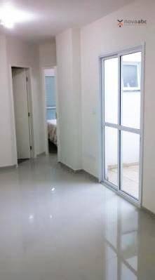 Apartamento com 2 dormitórios para alugar, 40 m² por R$ 1200/mês - Vila Floresta - Santo A